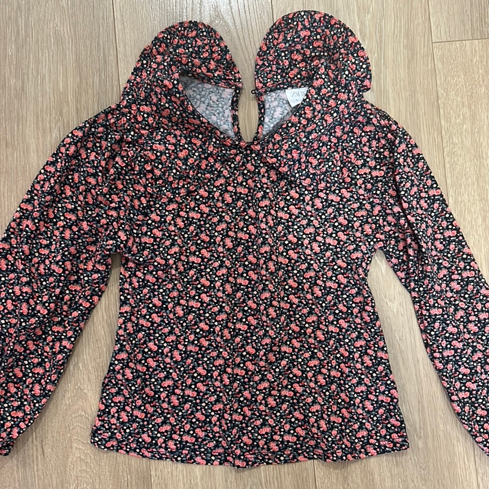 Zara girls top with Peter Pan collar